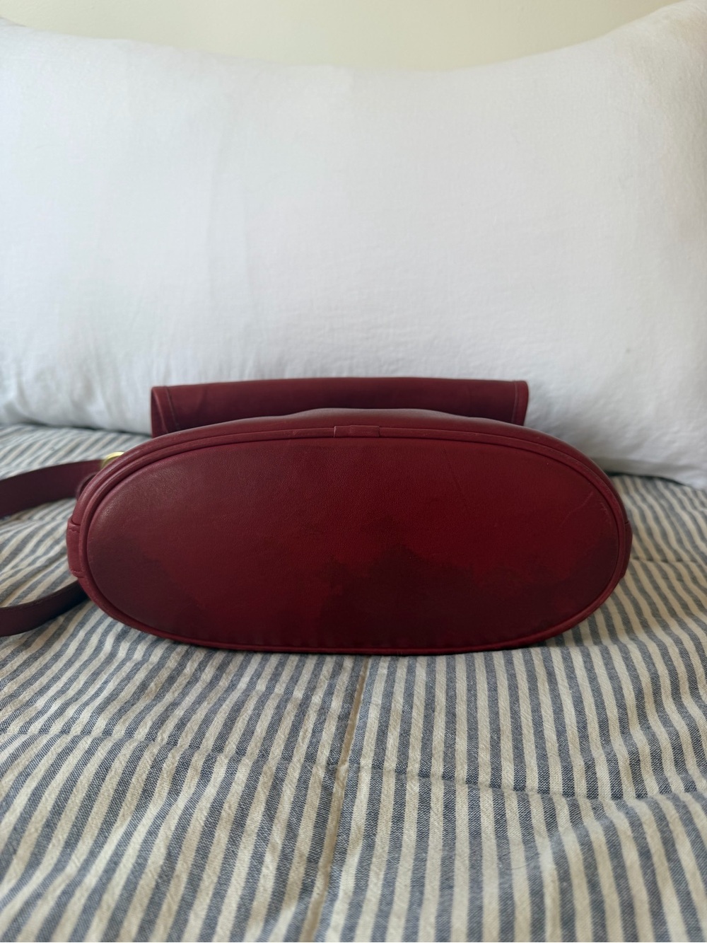 Vintage Coach Fletcher 4150 Red Purse - Picture 4 of 5